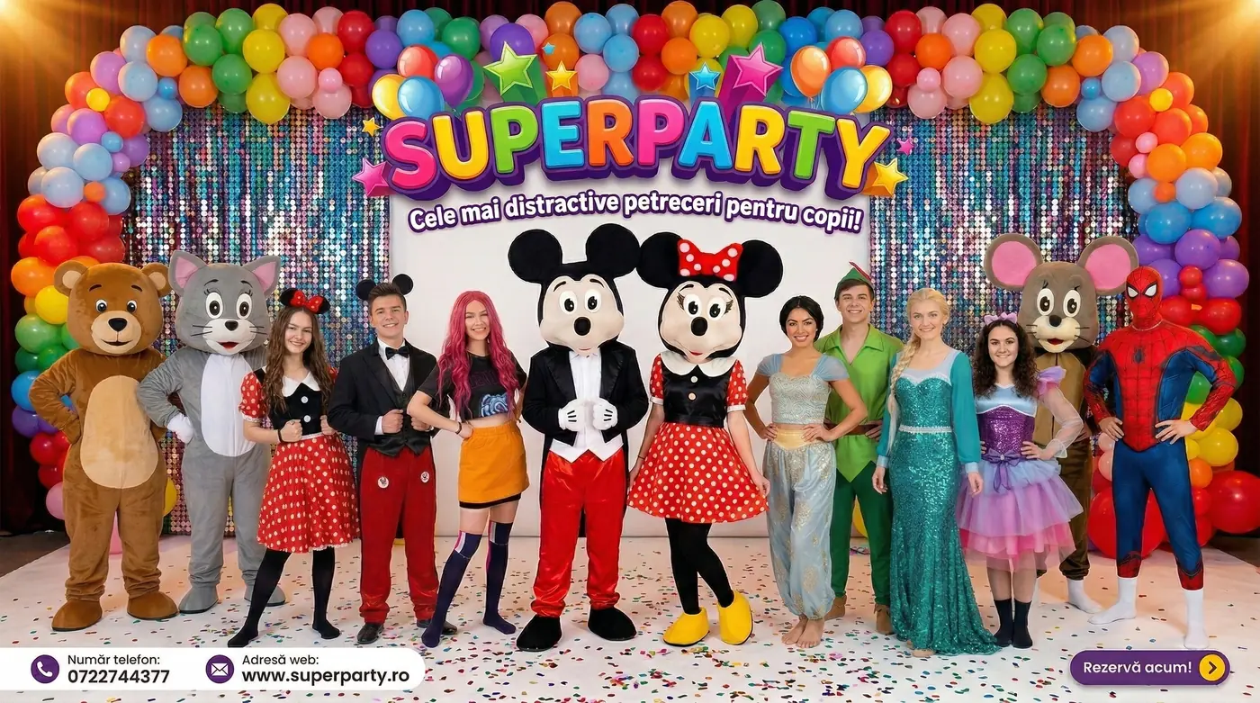 Echipa SuperParty — Animatori Petreceri Copii București